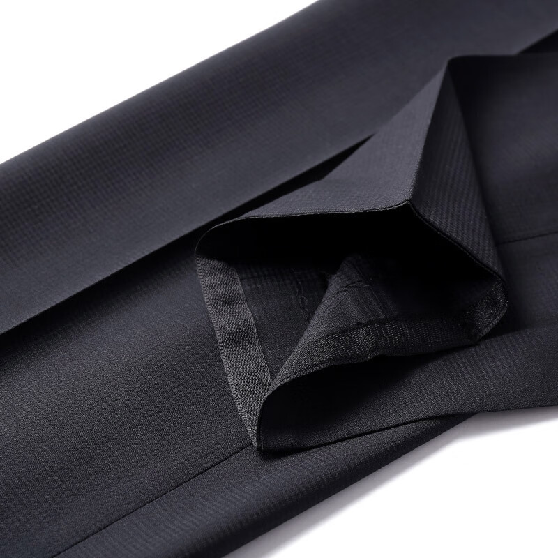 Cheap HUGO BOSS FW23 黑色直筒休閒拉鍊長褲 50504968-001