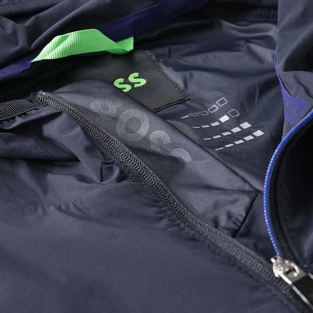 HUGO BOSS FW23  Logo Patch Zip-Up Hooded Jacket 50482352-402 圖 6