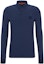 Buy HUGO BOSS FW23 Navy Casual Long Sleeve Pullover Polo Shirt. 50472681-418