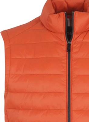 HUGO BOSS FW23 Orange Sleeveless Casual Zip Cotton Vest with Logo. 50471854-801 Shop HUGO BOSS FW23 Orange Sleeveless Casual Zip Cotton Vest with Logo. 50471854-801
