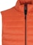 Shop HUGO BOSS FW23 Orange Sleeveless Casual Zip Cotton Vest with Logo. 50471854-801