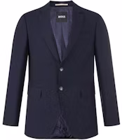 HUGO BOSS FW23 Slim-Fit Single-Breasted Blazer Deep Blue. 50504960-404 HUGO BOSS FW23 Slim-Fit Single-Breasted Blazer Deep Blue. 50504960-404