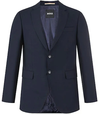 HUGO BOSS FW23 修身單排扣西裝外套 深藍色 50504960-404 Buy HUGO BOSS FW23 修身單排扣西裝外套 深藍色 50504960-404