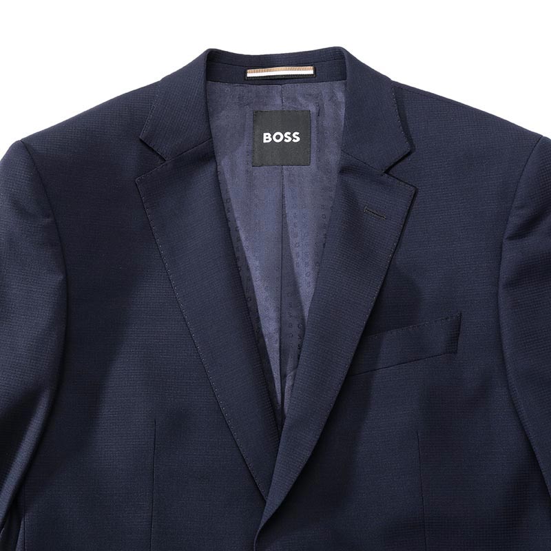 HUGO BOSS FW23  Slim-Fit Single-Breasted Blazer Deep Blue. 50504960-404 圖 4