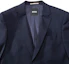Shop HUGO BOSS FW23 修身單排扣西裝外套 深藍色 50504960-404