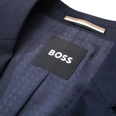 HUGO BOSS FW23 修身單排扣西裝外套 深藍色 50504960-404 Purchase HUGO BOSS FW23 修身單排扣西裝外套 深藍色 50504960-404