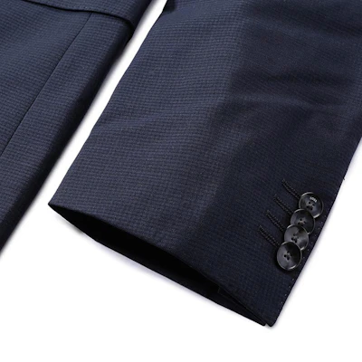 HUGO BOSS FW23 修身單排扣西裝外套 深藍色 50504960-404 Details for HUGO BOSS FW23 修身單排扣西裝外套 深藍色 50504960-404