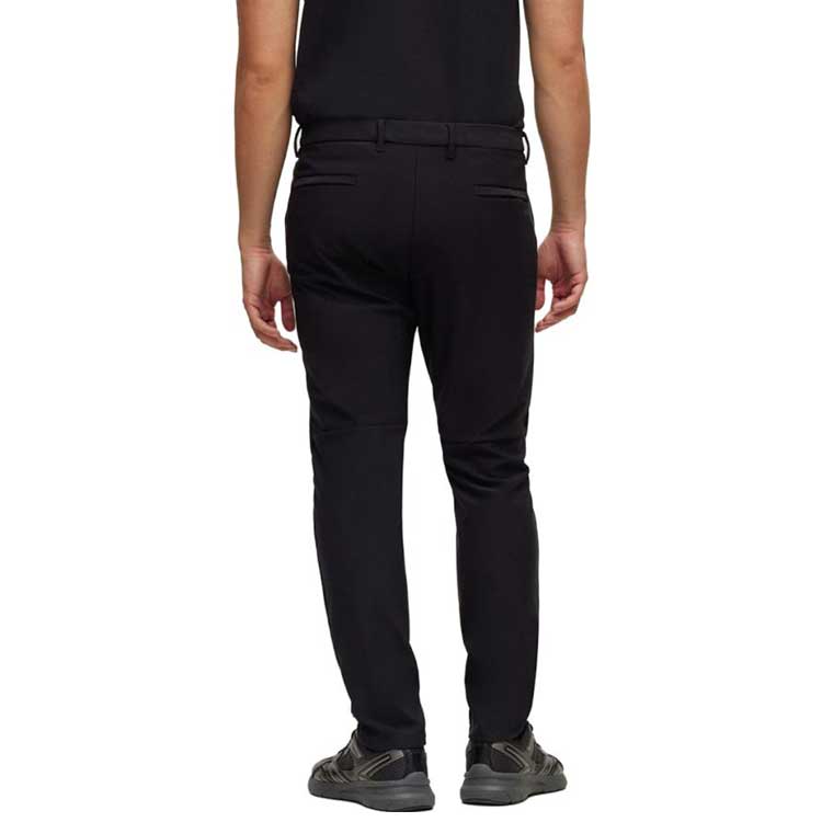 Shop HUGO BOSS FW23  Slim Fit Double Pocket Zipper Casual Pants Black 50500614-001