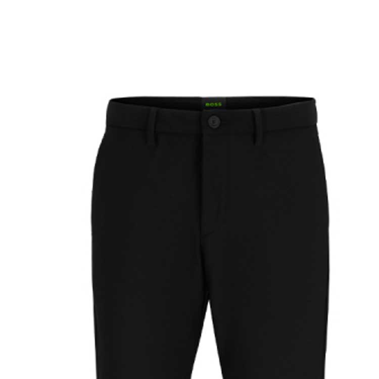 Details for HUGO BOSS FW23  Slim Fit Double Pocket Zipper Casual Pants Black 50500614-001