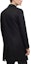 Shop HUGO BOSS FW23 黑色單排扣翻領大衣。 50502482-001