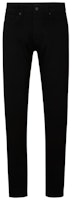 HUGO BOSS FW23 Solid Black Straight-Leg Casual Jeans 50495920-003 HUGO BOSS FW23 Solid Black Straight-Leg Casual Jeans 50495920-003