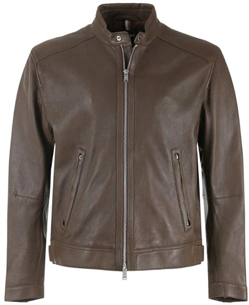 hugo-boss-fw-23-solid-color-casual-leather-jacket-with-stand-collar-50493935-361