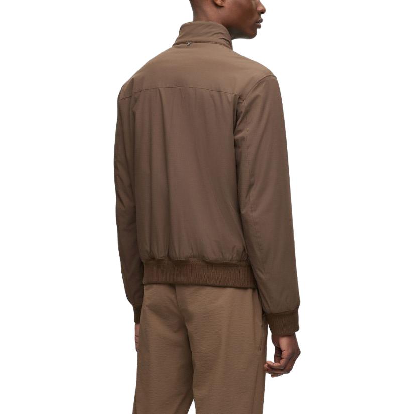 HUGO BOSS FW23  Solid High-Neck Zip-Up Long Sleeve Jacket. 50493682-361 圖 4