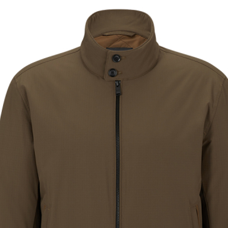 HUGO BOSS FW23  Solid High-Neck Zip-Up Long Sleeve Jacket. 50493682-361 圖 6