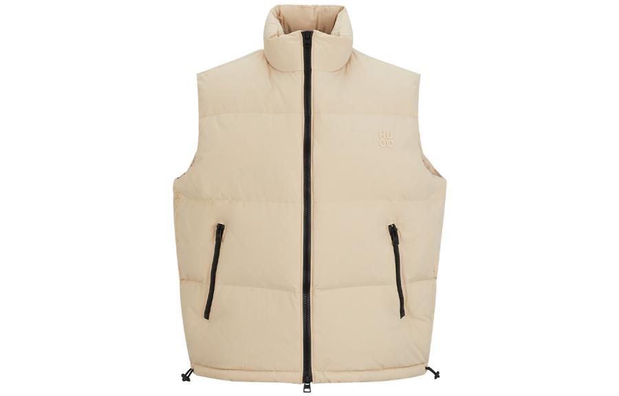HUGO BOSS FW23  Solid Logo Zip-Up Vest 50496278-275