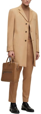 HUGO BOSS FW23 單排扣長袖大衣外套 50502327-001 6