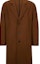 Sizing HUGO BOSS FW23 深棕色單排扣中長大衣 50495216-223