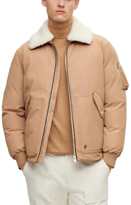 HUGO BOSS FW23 防水夾克人造毛領外套 50498199-260 Lookbook HUGO BOSS FW23 防水夾克人造毛領外套 50498199-260