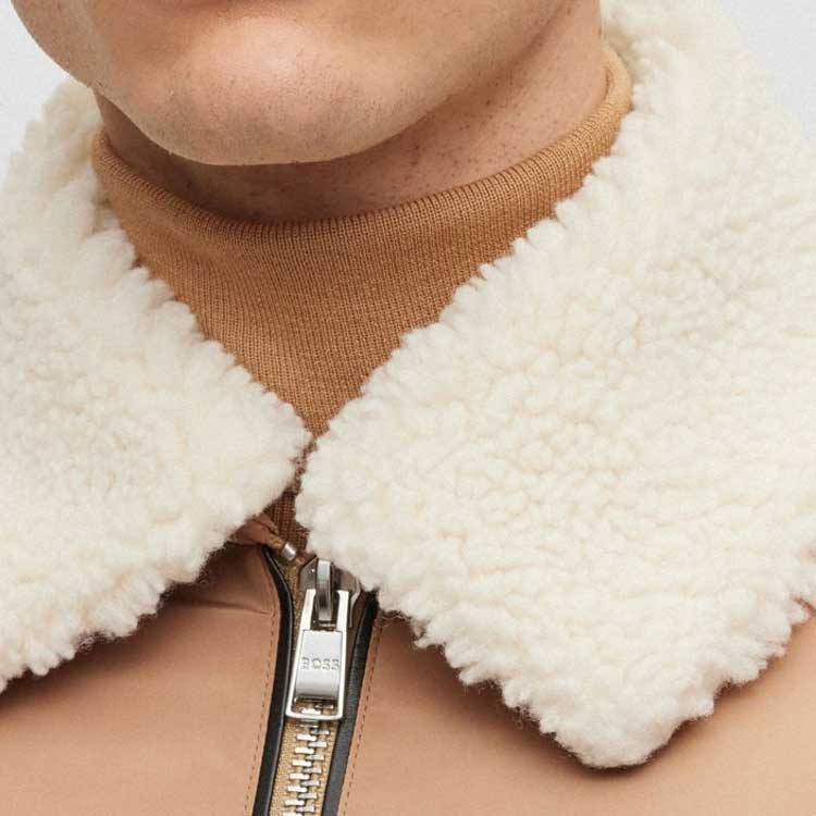 Sizing HUGO BOSS FW23 防水夾克人造毛領外套 50498199-260