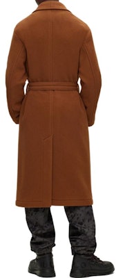 HUGO BOSS FW23 羊毛混紡中長版大衣 銹銅色 50499777-224 Shop HUGO BOSS FW23 羊毛混紡中長版大衣 銹銅色 50499777-224