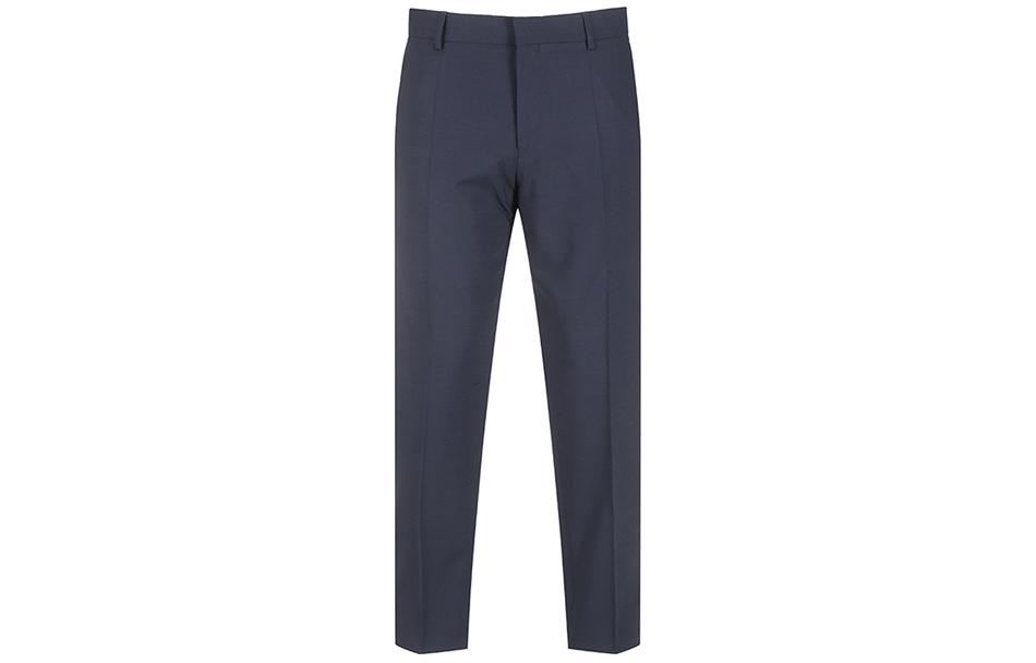Order HUGO BOSS FW23  Wool Suit Pants with Zipper Pocket in Navy Blue. 50504968-404
