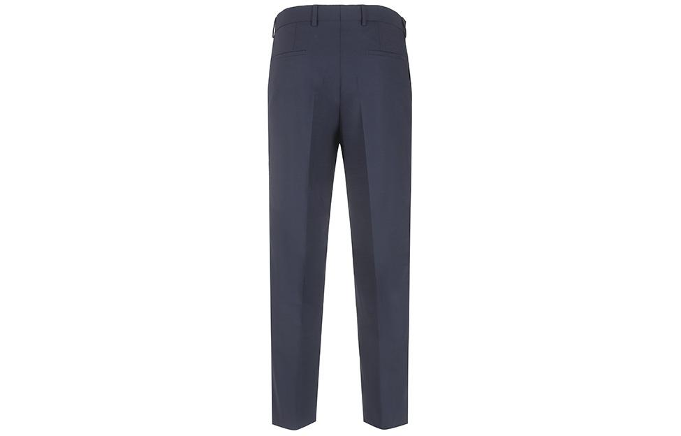 Lookbook HUGO BOSS FW23  Wool Suit Pants with Zipper Pocket in Navy Blue. 50504968-404