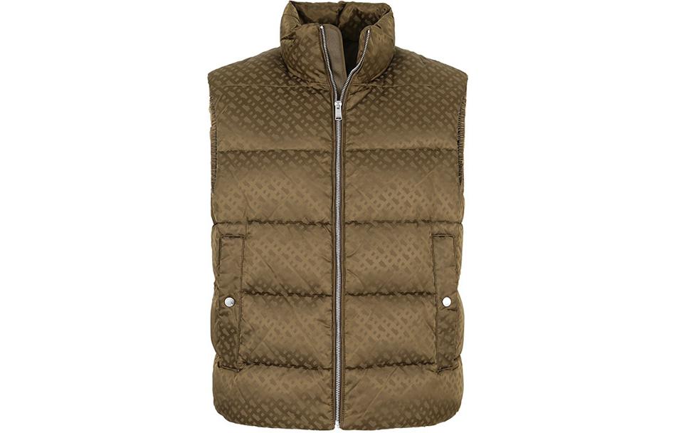 HUGO BOSS FW23  Zip-Up Sleeveless Jacket Letter Print Dark Khaki. 50497772-361 圖 2
