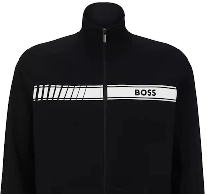 HUGO BOSS FW23 黑色夾克搭配字母Logo印花 50496746-001 Details for HUGO BOSS FW23 黑色夾克搭配字母Logo印花 50496746-001