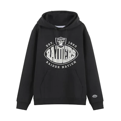 HUGO BOSS FW23 Black Oversized Hoodie with Letter Print for Men 50504598-004