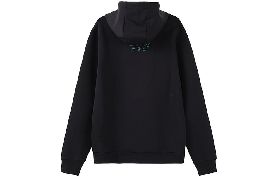 HUGO BOSS FW23 Black Oversized Hoodie with Letter Print Design 50504598-001 圖 3