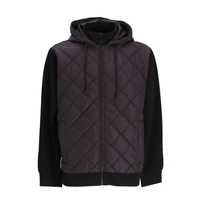 HUGO BOSS FW23 Black Relaxed Fit Hoodie Jacket Long Sleeve Casual Wear 50494631-001