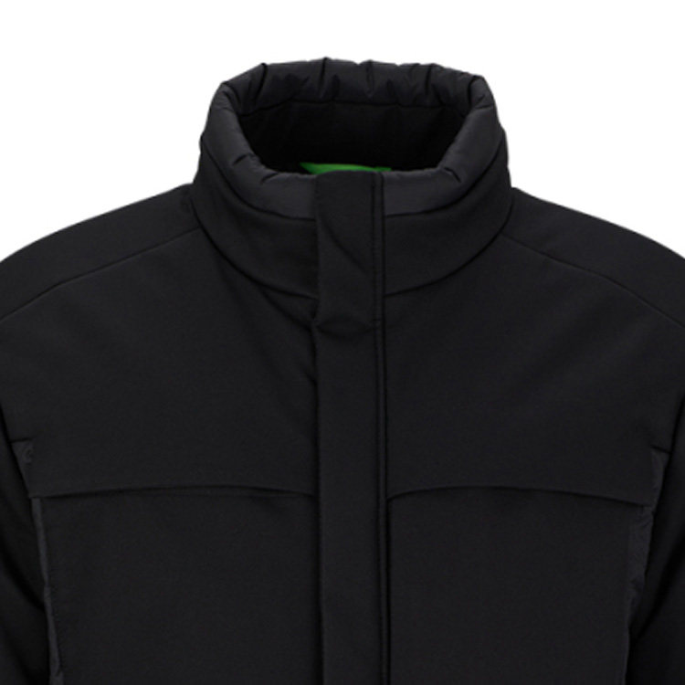 HUGO BOSS FW23 Black Zip-Up Stand Collar Long Sleeve Padded Jacket for Men 50498918-001 圖 6