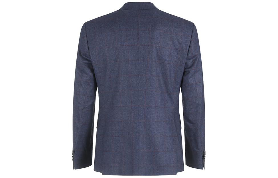 Shop HUGO BOSS FW23 Traje Azul Marino Chaqueta de Solapa Cruzada y Pantalón Plisado. 50502524-404