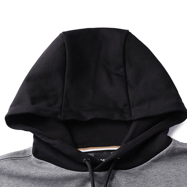 HUGO BOSS FW23 Colorblock Drawstring Hoodie Pullover Grey 50499424-030 圖 4