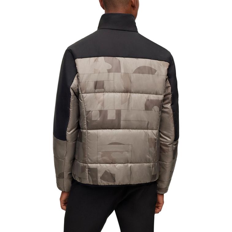 HUGO BOSS FW23 Colorblock Zip-Up Stand Collar Jacket  Long Sleeve 50497559-334 圖 5