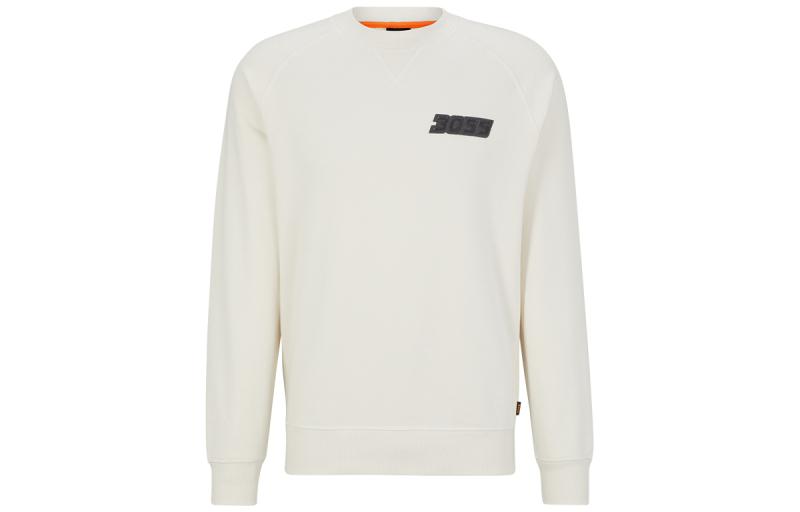 HUGO BOSS FW23 Digital Colorblock Print Sweatshirt Men’s Off-White 50494475-106