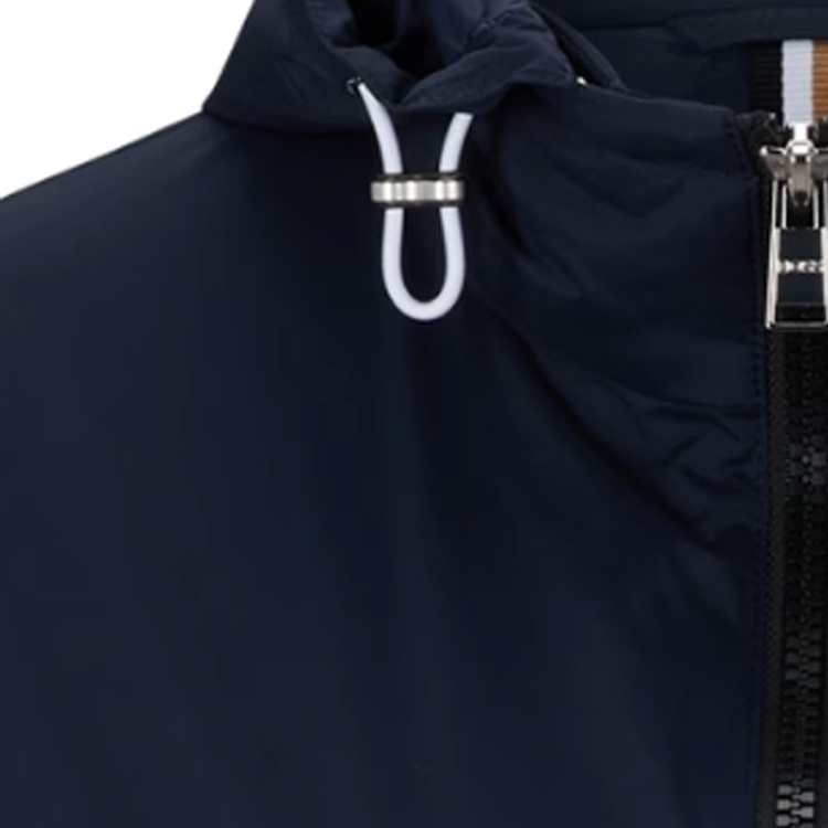 HUGO BOSS FW23 Little Prince Logo Printed Zip Hoodie Jacket Blue Mens. 50510236-404 圖 6