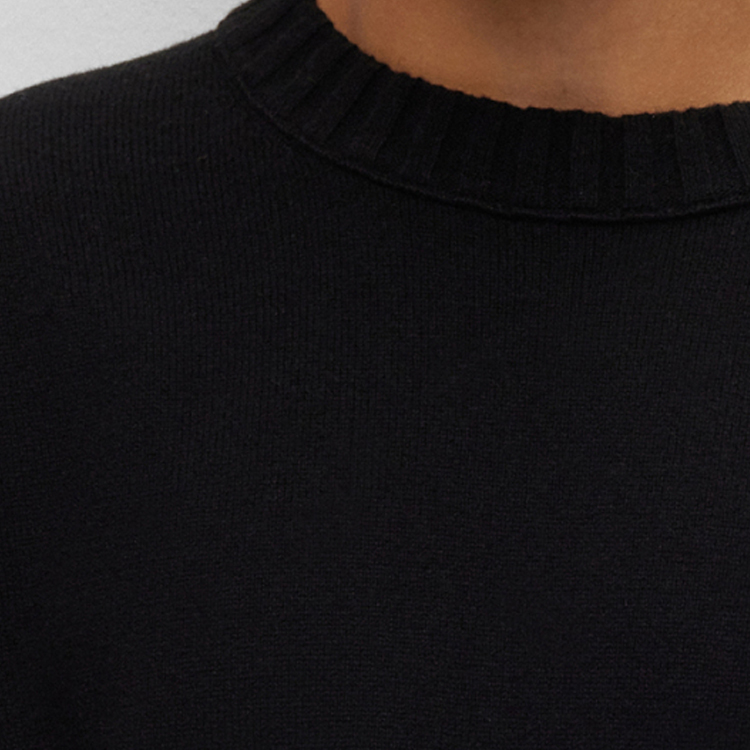 Details for HUGO BOSS FW23 標誌黑色圓領毛衣 休閒針織上衣 50500015-001