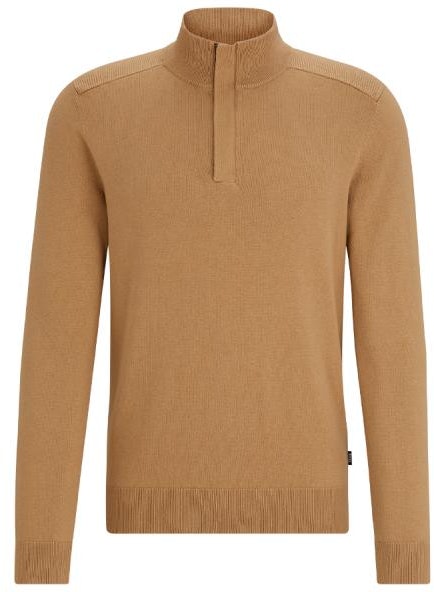 hugo-boss-fw-23-men-s-beige-pullover-sweater-with-half-zip-and-solid-design-50500650-260
