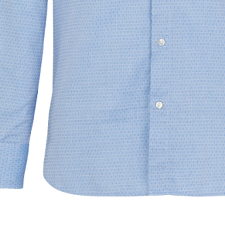 Sizing HUGO BOSS FW23 Solid Casual Single-Breasted Long Sleeve Shirt Blue Men’s 50494055-465