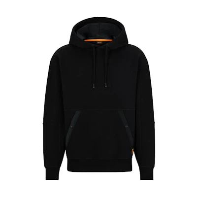 HUGO BOSS FW23 Solid Color Casual Hoodie Black 50499251-001