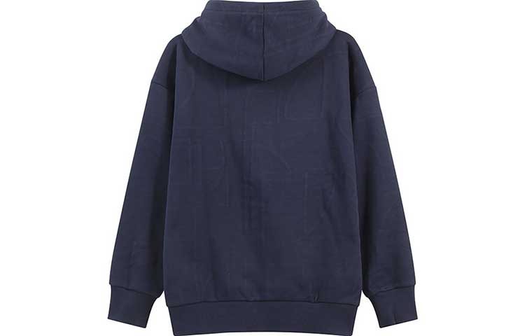 Lookbook HUGO BOSS FW23 男款刺繡標誌休閒連帽衫 50493799-402