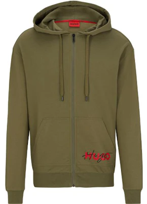雨果博斯 FW23 简约标志印花连帽修身拉链卫衣 50496982-345 Buy 雨果博斯 FW23 简约标志印花连帽修身拉链卫衣 50496982-345
