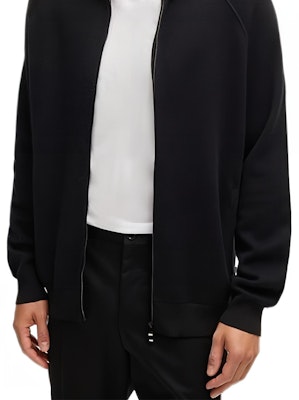 HUGO BOSS FW24 黑色半高領拉鍊針織毛衣 50519629-001 Sizing HUGO BOSS FW24 黑色半高領拉鍊針織毛衣 50519629-001