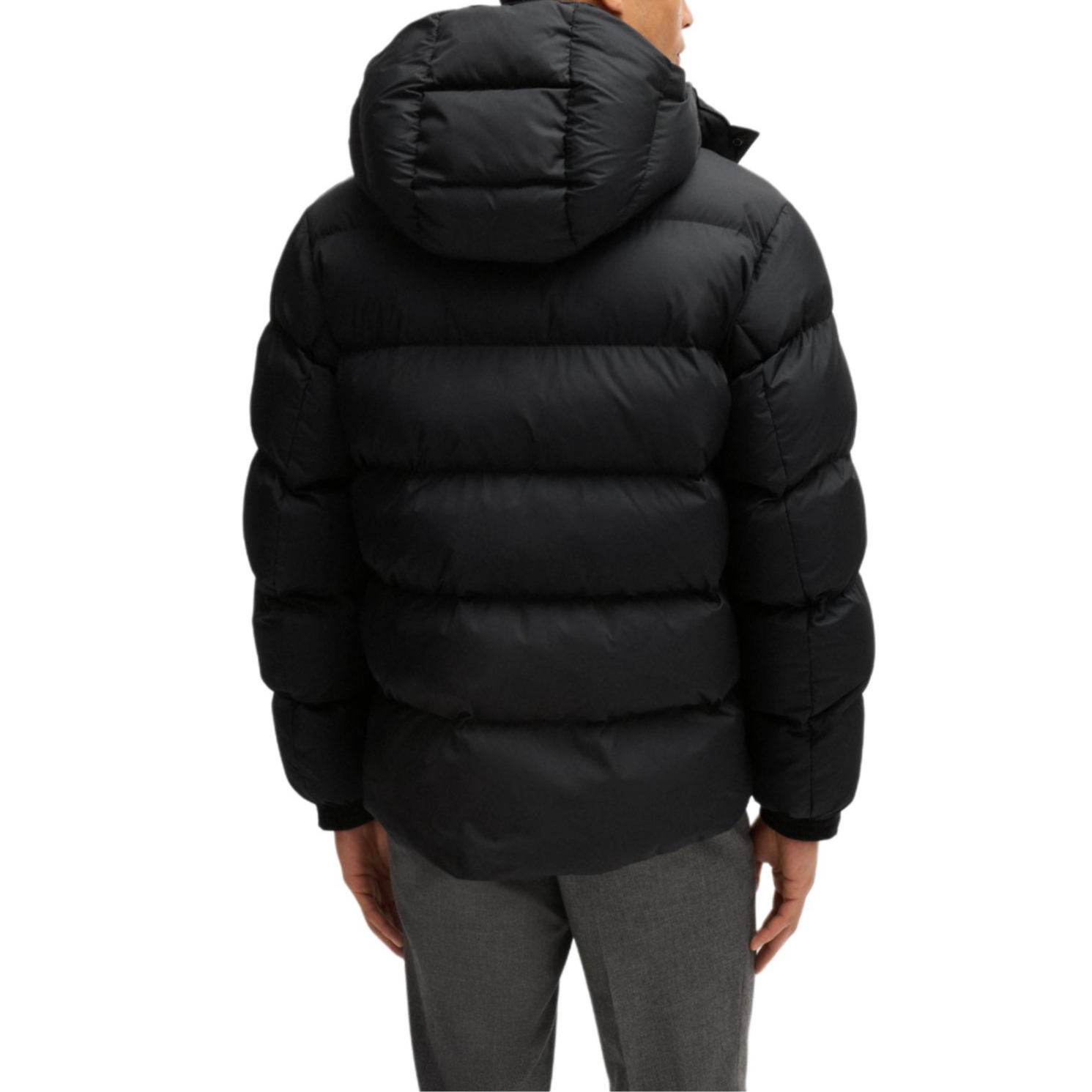 HUGO BOSS FW24  Black Waterproof Jacket with Detachable Hood. 50525243-001 圖 5