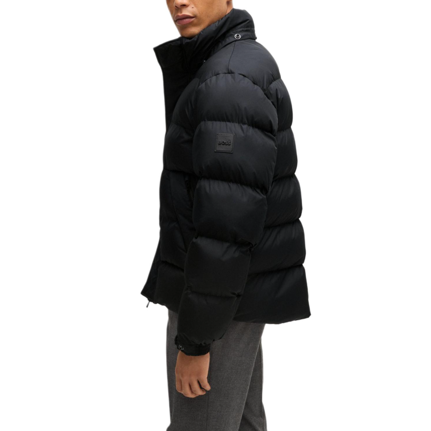 HUGO BOSS FW24  Black Waterproof Jacket with Detachable Hood. 50525243-001 圖 6