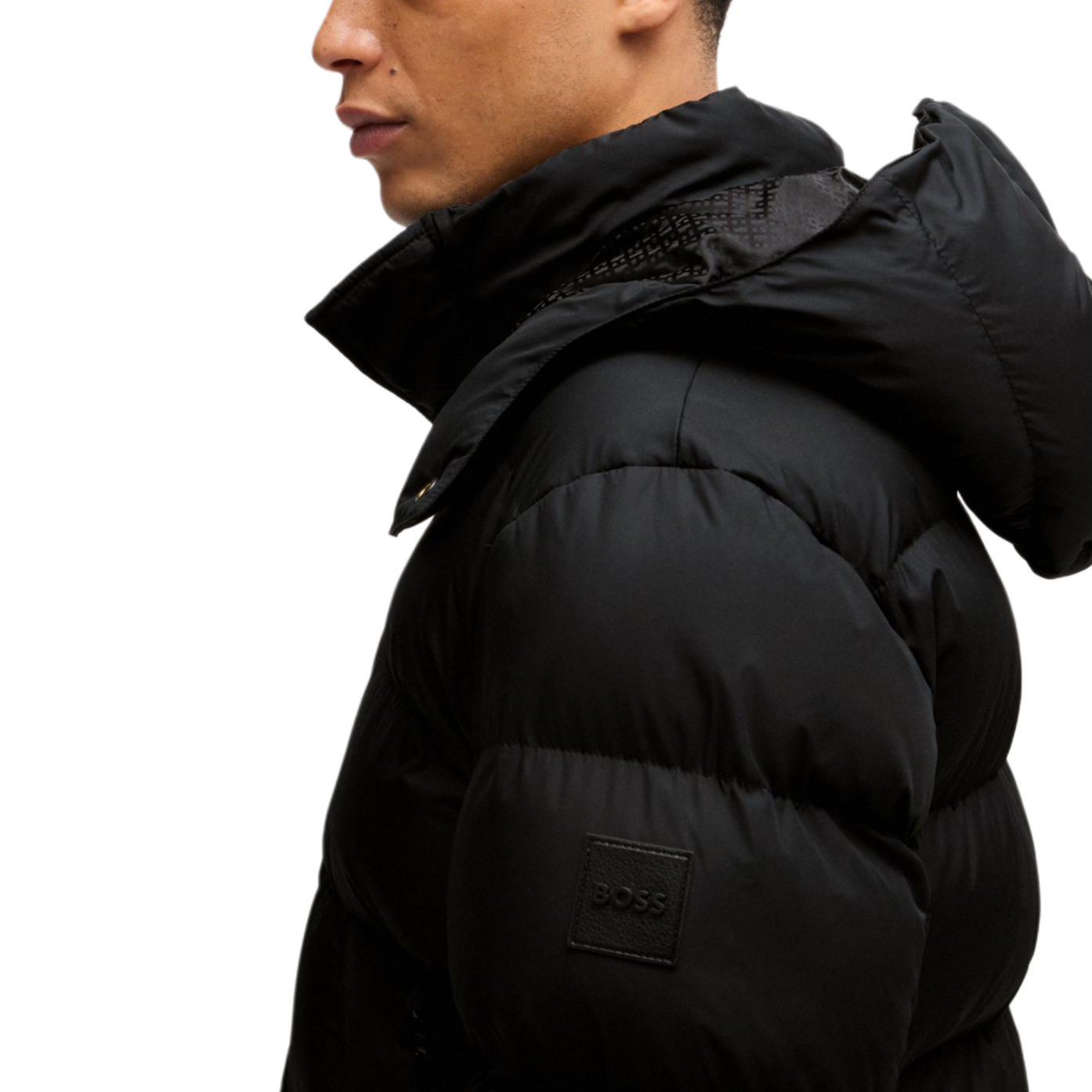 HUGO BOSS FW24  Black Waterproof Jacket with Detachable Hood. 50525243-001 圖 7