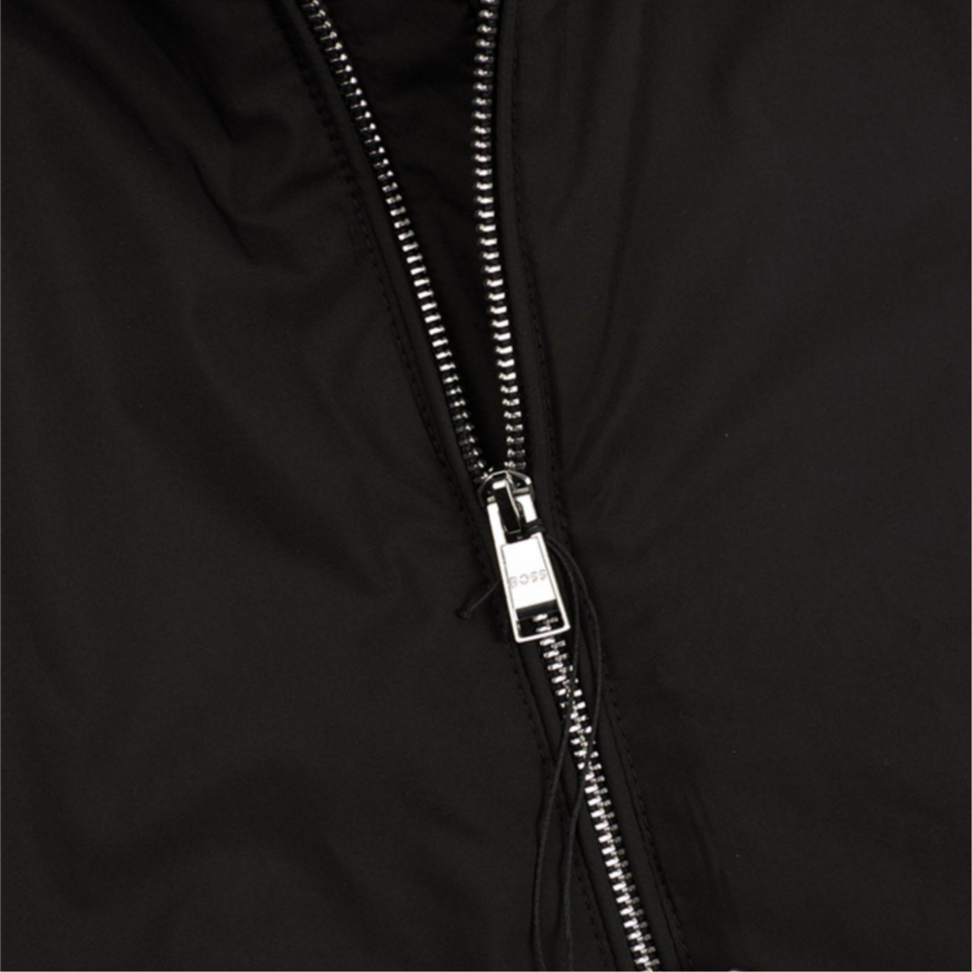 HUGO BOSS FW24  Black Zip-Up Collared Long-Sleeve Jacket. 50519955 圖 6