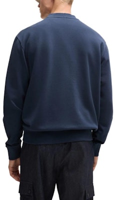 HUGO BOSS FW24 藍色寬鬆版型長袖圓領標誌衛衣 50519718-464 Purchase HUGO BOSS FW24 藍色寬鬆版型長袖圓領標誌衛衣 50519718-464