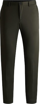 HUGO BOSS 男裝 FW24 綠色修身拉鍊口袋西裝褲 50529318-377 Order HUGO BOSS 男裝 FW24 綠色修身拉鍊口袋西裝褲 50529318-377